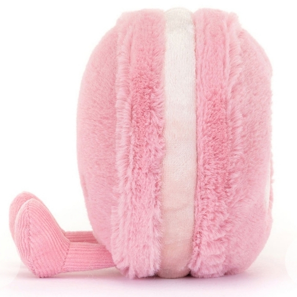 Jellycat Amuseable Mia Macaron Strawberry 4.7x4" Soft and Plush BNWT Authentic - Picture 2 of 3